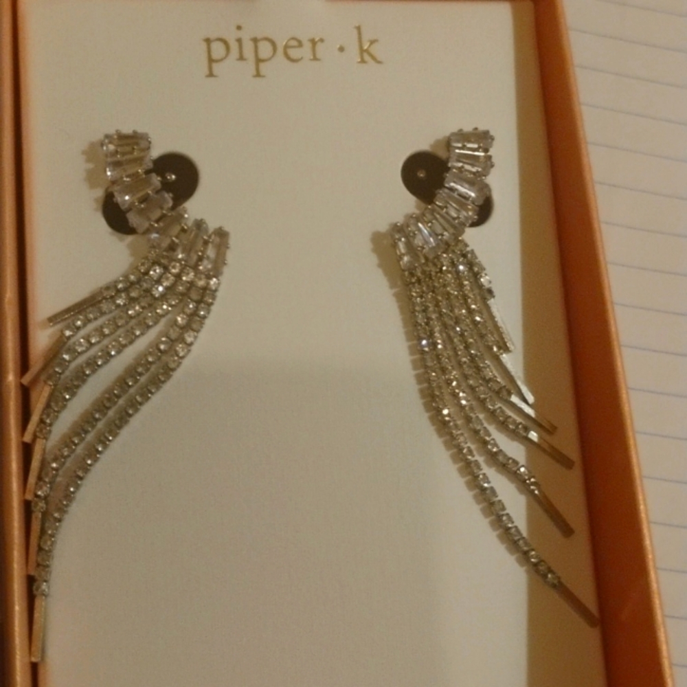 Silver earrings